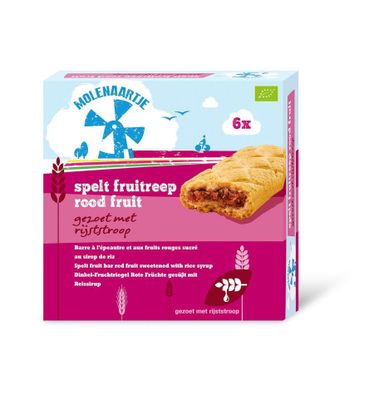 Spelt fruitreep rood fruit bio