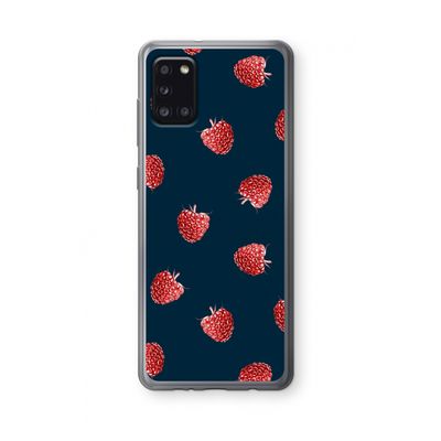 Framboosjes: Samsung Galaxy A31 Transparant Hoesje