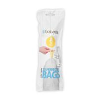 Brabantia afvalzakken perfectfit a 3l 20 stuks Brabantia afvalzakken perfectfit a 3l 20 stuks