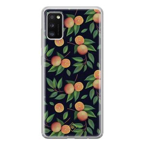 Samsung Galaxy A41 siliconen hoesje - Orange lemonade