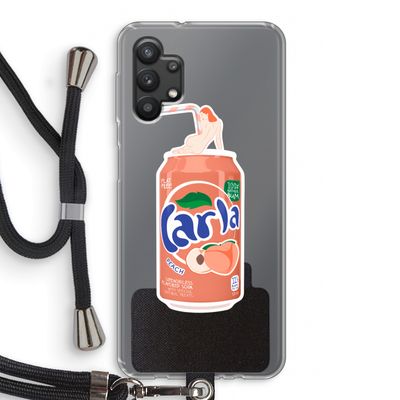 S(peach)less: Samsung Galaxy A32 5G Transparant Hoesje met koord