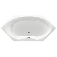 Xenz Orona Hoekbad - 190x90x53 - afvoer Midden - acryl - wit 6861-01