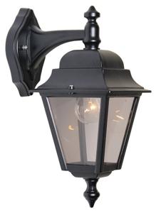 Franssen Klassieke buitenlampQuadrana Down zwart - FL111-10