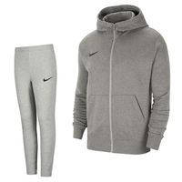 Nike Park 20 Fleece Full-Zip Trainingspak Kids Grijs - thumbnail