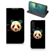 Motorola G8 Plus Magnet Case Panda Color