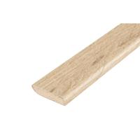 Leen Bakker - Plakplint Living Loja - Eiken Naturel - 240x2,2x0,5 Cm - MDF - Beige