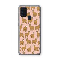 Alpacas: Samsung Galaxy A21s Transparant Hoesje Alpacas: Samsung Galaxy A21s Transparant Hoesje