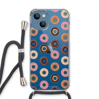 Donuts: iPhone 13 Transparant Hoesje met koord