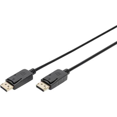 Digitus AK-340100-020-S DisplayPort-kabel DisplayPort Aansluitkabel DisplayPort-stekker, DisplayPort-stekker 2.00 m Zwart