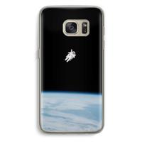 Alone in Space: Samsung Galaxy S7 Transparant Hoesje