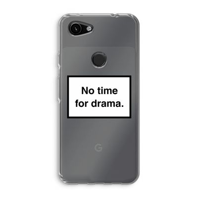 No drama: Google Pixel 3a Transparant Hoesje