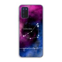 Sterrenbeeld - Donker: Samsung Galaxy A03s Transparant Hoesje