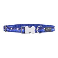 Hondenhalsband Red Dingo STYLE LIGHTNING Marineblauw 41-63 cm