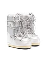 Moon Boot Kids bottines matelassées à logo - Blanc