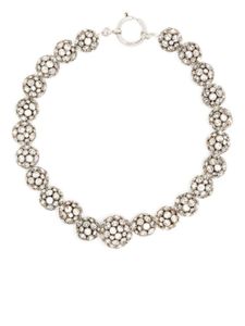 ISABEL MARANT collier serti de cristaux - Argent