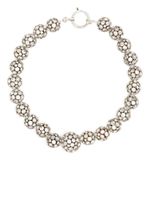 ISABEL MARANT collier serti de cristaux - Argent