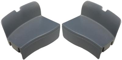 Axa afdekkapjes defender zilver (set)