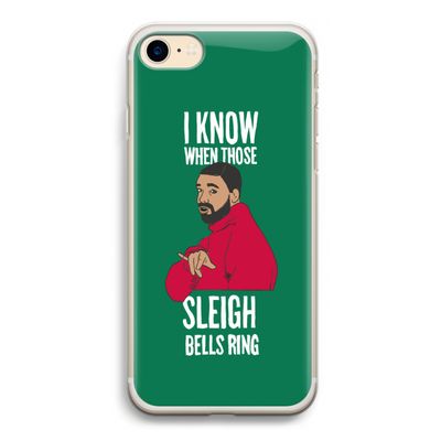 Sleigh Bells Ring: iPhone 7 Transparant Hoesje