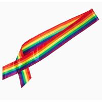 Smiffys Regenboog sjerp - volwassenen - Pride parade - liefde - lhbtiqa+