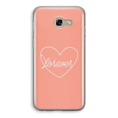 Forever heart: Samsung Galaxy A5 (2017) Transparant Hoesje