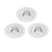 Philips Set van 3 inbouwspotsSparkle wit - 75598000