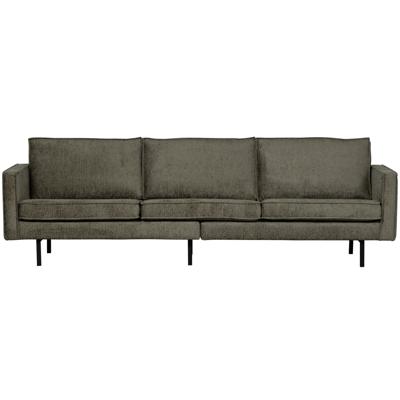 WOOOD 3-zits Bank 'Rodeo' Structure Velvet, kleur Frost