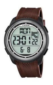 Horlogeband Calypso K5704-7 Kunststof/Plastic Bruin
