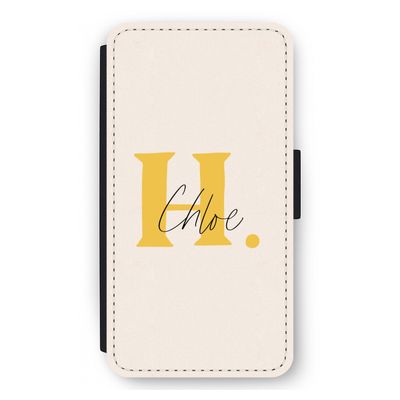 Amber Script: iPhone 12 mini Flip Hoesje