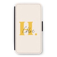 Amber Script: iPhone 12 mini Flip Hoesje