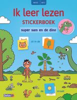 Ik leer lezen Stickerboek - Super Sam en de dino (AVI E3 / AVI 2)