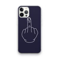 F**k U: iPhone 12 Pro Max Transparant Hoesje