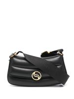 Stella McCartney sac porté épaule S-Wave matelassé - Noir - thumbnail