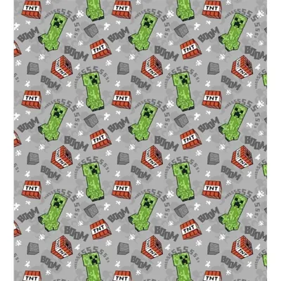 Minecraft fleece plaid 180 x 200 cm - polyester