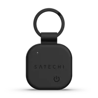 Satechi FindAll vegan-leather keychain with FindMy