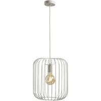 Leen Bakker - Hanglamp Jade - Licht - 120x36xØ31 Cm - Metaal - Grijs