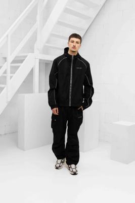 Croyez Parachute Ripstop Trainingspak Heren Zwart - Maat L - Kleur: Zwart | Soccerfanshop