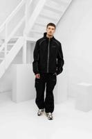 Croyez Parachute Ripstop Trainingspak Heren Zwart - Maat XL - Kleur: Zwart | Soccerfanshop