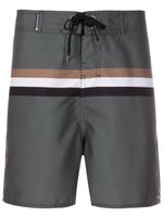Osklen short de bain Soho à rayures - Vert