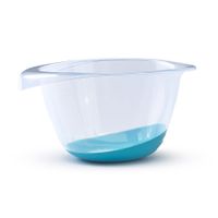 Beslagkom/mengkom - 2 liter - kunststof - blauw