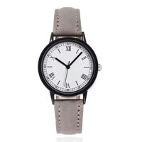 LGT Quartz horloge grijs met zwarte kast en witte wijzerplaat LGT Quartz horloge grijs met zwarte kast en witte wijzerplaat