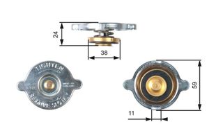 Radiateurdop RC119