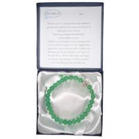 Halfedelstenen Armband in Geschenkdoos Jade Halfedelstenen Armband in Geschenkdoos Jade