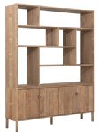 DTP Home Boekenkast 'Apollo' Teakhout, 210 x 170cm