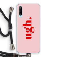 Ugh: Huawei P Smart Pro Transparant Hoesje met koord