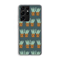 Sansevieria: Samsung Galaxy S21 Ultra Transparant Hoesje