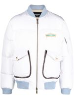 DSQUARED2 doudoune à logo imprimé - Blanc