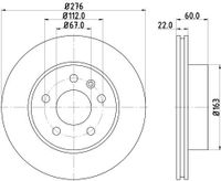 Remschijf 8DD355127231
