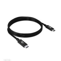 CLUB3D USB4 Gen3x2 Type-C Bi-Directional Cable 8K60Hz, Data 40Gbps, PD 240W(48V/5A) EPR M/M 1m USB IF GECERTIFICEERD - thumbnail