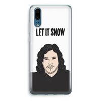 Let It Snow: Huawei P20 Transparant Hoesje
