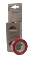 Raamtape rol l1000 en b1.9 cm rood 2st - Decoris Raamtape rol l1000 en b1.9 cm rood 2st - Decoris